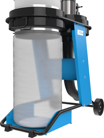 Güde Absauganlage GAA 65.1, 550 W, 1150 m³/h, 65 l, fahrbar