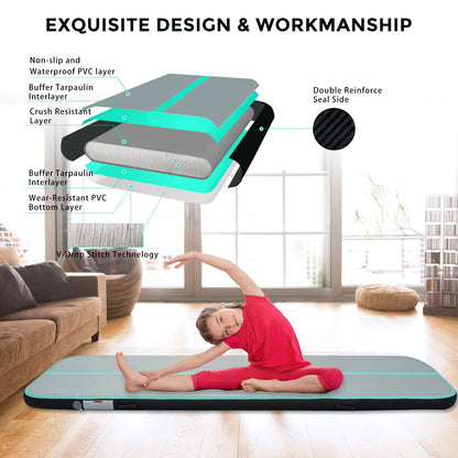 Air Mat Track Aufblasbare Gymnastikmatte 3m – inkl. Pumpe