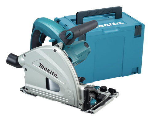 Makita SP6000J Tauchsäge - mit Makpac Transportkoffer. Blaue Präzisionstauchsäge, inkl. robustem Koffer für saubere Tauchschnitte.
