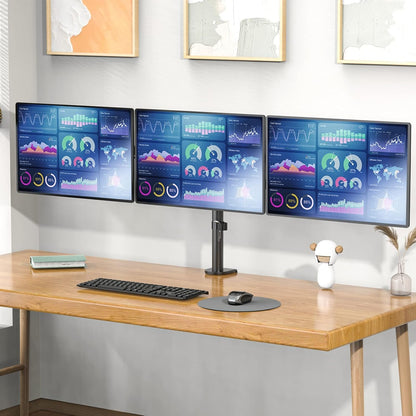 WALI M003S Monitorhalterung 3 Monitore – 27 Zoll Schwarz