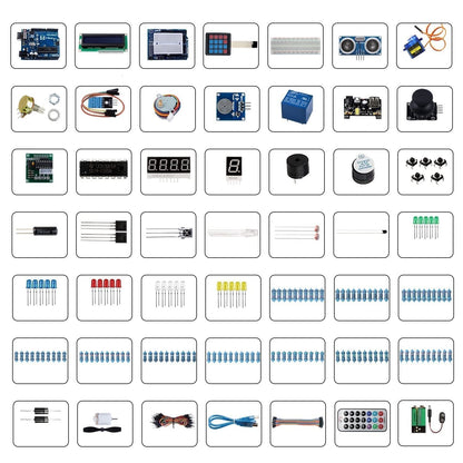 Miuzei Starter Kit MA13 für Arduino R3 mit LCD1602 und Sensoren
