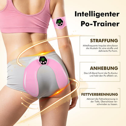 iWarmbase EMS Trainingsgerät Bauchtrainer, 6 Modi & 19 Intensitäten
