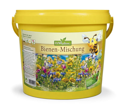 Chrestensen BIG Eimer Blumensaatgut Bienenweide für 500–1000 m² im Trageeimer