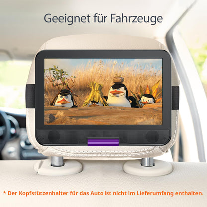 Yoton YD105P Tragbarer DVD-Player mit 10,5" HD-Schwenkbildschirm