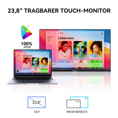 ScreenFlex Tragbarer Touchscreen Monitor - 23.8 Zoll FHD