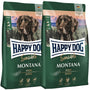 Happy Dog Sensible Montana Hundefutter - Monoprotein Pferd 2x10kg. Braune Kroketten. Monoproteines Alleinfutter für ernährungssensible Hunde.