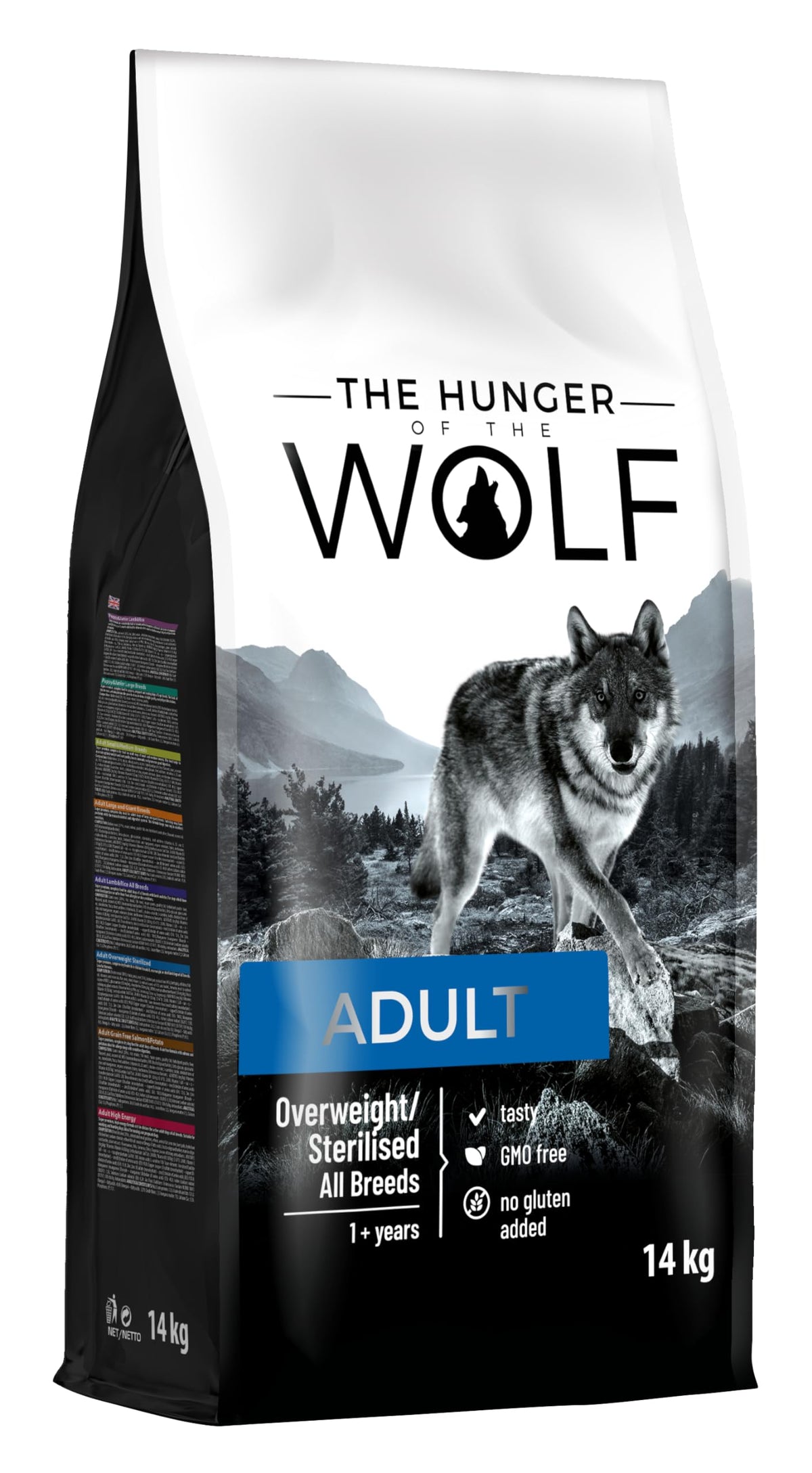 The Hunger of the Wolf Light Trockenfutter mit Huhn, 14 kg, fettarme Rezeptur für ausgewachsene Hunde
