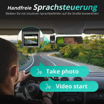 BOTSLAB G300H Plus 4K Dashcam vorne und hinten mit STARVIS 2 Sensor