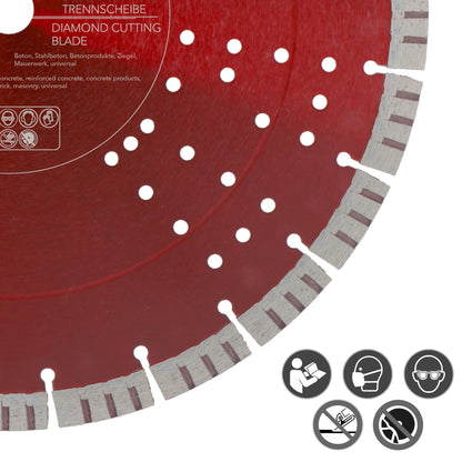 PRODIAMANT Turbo Diamant-Trennscheibe für Beton 350mm