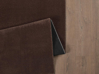 the carpet Relax Kurzflor-Teppich, waschbar, Braun, 160 x 220 cm