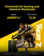 Lexar THOR Z Series DDR5 RAM 32GB Kit 6000MHz CL36 Desktop Speicher, zwei Module mit Aluminium-Kühlkörper
