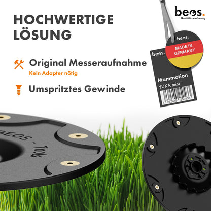 BEOS Mähroboter-Messerscheibe für Mammotion YUKA mini, 7 Klingen