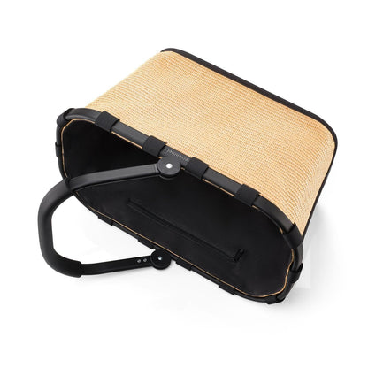 reisenthel carrybag frame raffia black Einkaufskorb 22 Liter