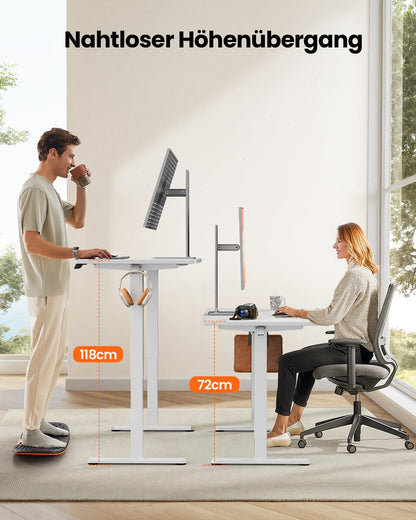 ErGear Elektrischer Steh-Sitz-Schreibtisch 120x60 cm