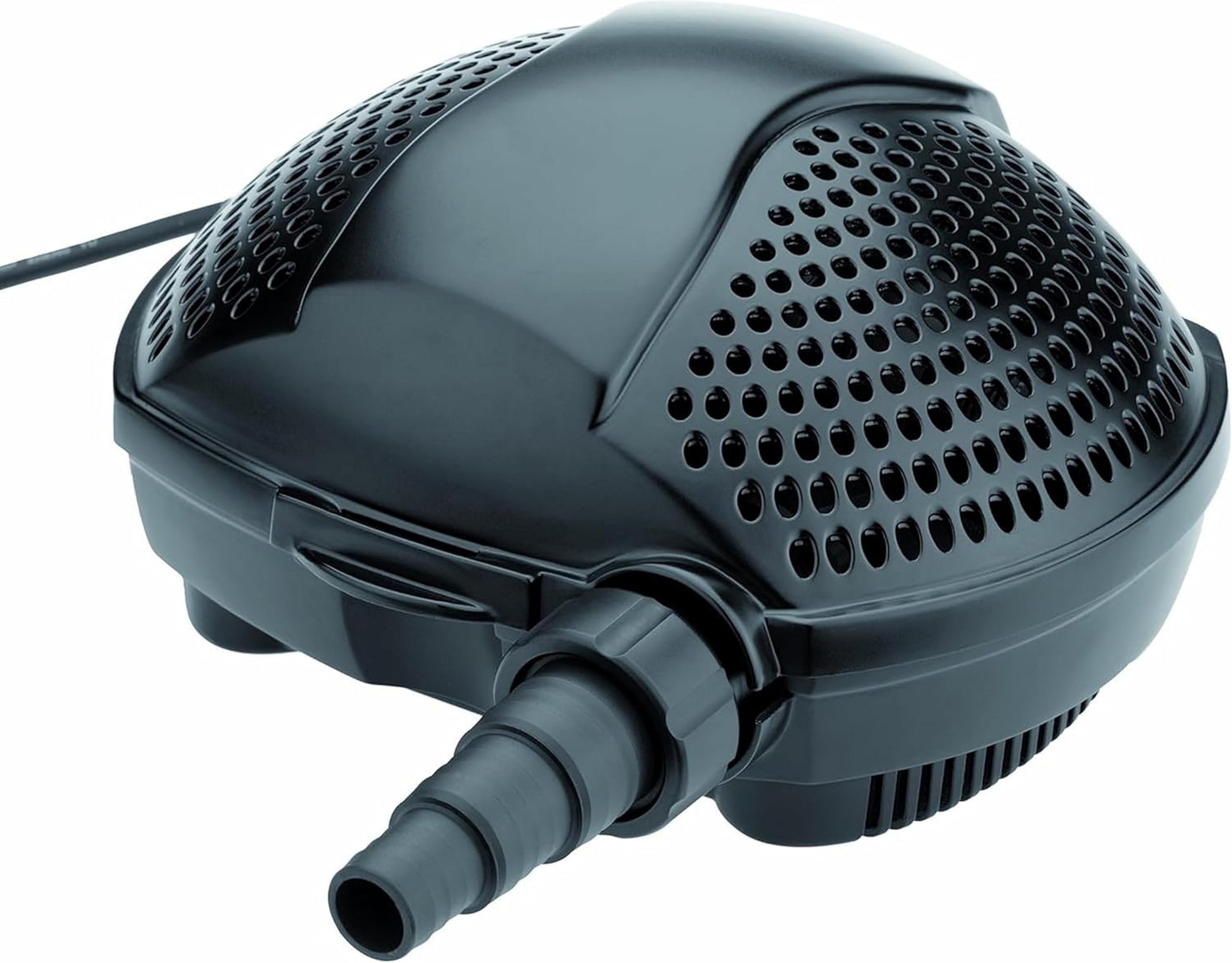 Pontec PondoMax Eco 5000 Filterpumpe für Teich Bachlauf. Schwarze, kompakte Pumpe fördert und reinigt Wasser für Teiche und Bachläufe.