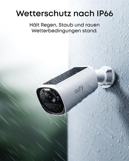 eufy Security eufyCam E40 2K Aussen-Solarkamera Set mit HomeBase 2