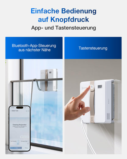 ECOVACS WINBOT MINI Fensterputzroboter mit Ultraschall-Zerstäubung