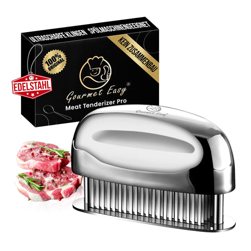 Gourmet Easy Fleischzartmacher MD1 aus Edelstahl, spülmaschinenfest