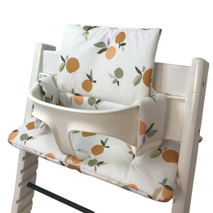 LUCCA kids Sitzkissen für Stokke Tripp Trapp Hochstuhl weiss, laminierte Baumwolle