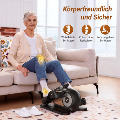 MERACH Mini elektrischer Crosstrainer – Untertisch Ellipsentrainer