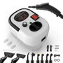 TwoOases Dampfreiniger Handgerät SC-T-02 mit 1200 ml Wassertank, weisses Handgerät mit Dampfrohr