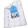 AERO ActiveClima OptiSleep® Ganzjahresdecke - 135x200 cm, Allergiker. Rechteckige, weiße Decke. Sorgt ganzjährig für optimales Schlafklima und ist für Allergiker geeignet.
