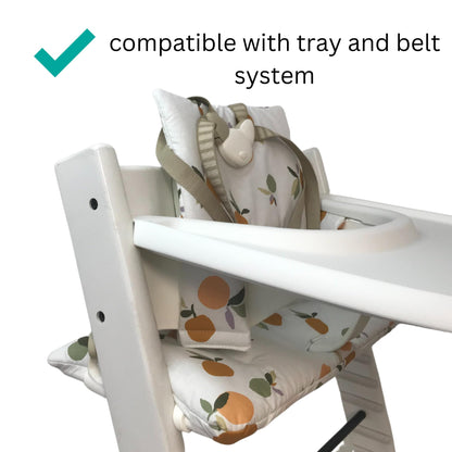 LUCCA kids Sitzkissen für Stokke Tripp Trapp Hochstuhl weiss