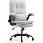 Asukale Ergonomischer Schreibtischstuhl mit hoher Rückenlehne Grau für ergonomisches und rückenfreundliches Sitzen am Schreibtisch.