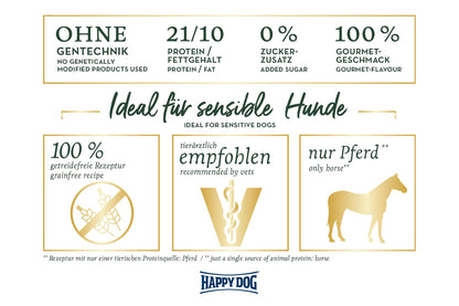 Happy Dog Sensible Montana Hundefutter - Monoprotein Pferd 2x10kg