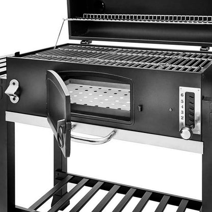 TAINO HERO XXL Smoker Holzkohlegrill BBQ Grillwagen Standgrill