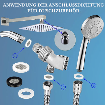 ZDBB O-Ring Sortiment 1000-teilig, 18 Grössen, mit Unterlegscheiben