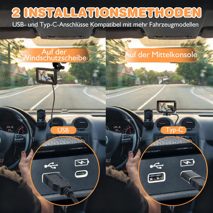Zacro Baby Kamera Auto 1080P, Rücksitzspiegel mit Nachtsicht, USB-C