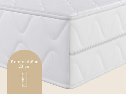 Badenia Trendline BT100 Duo XXL 7-Zonen Matratze - H2/H3 100x200 cm