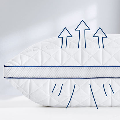 BedStory Kopfkissen 40x80 Mikrofaser 2er Set höhenverstellbar