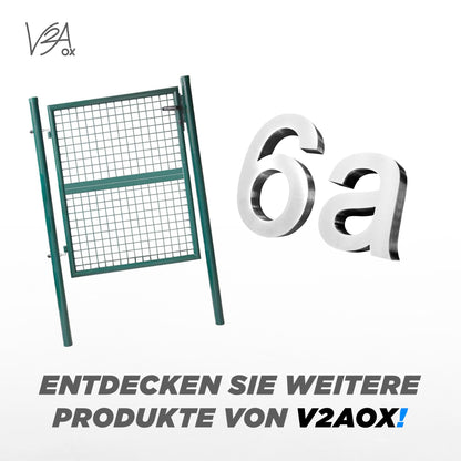 V2Aox Handlauf Treppengeländer Edelstahl rostfrei, 200 cm, Ø 42 mm