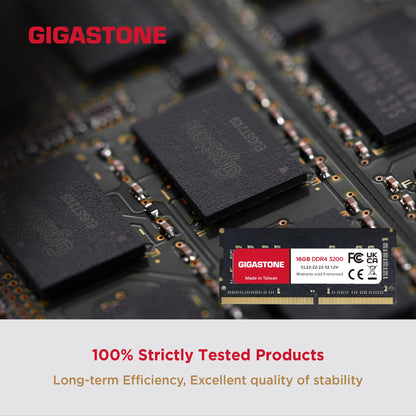 Gigastone 32GB Kit (2x16GB) DDR4-3200 CL22 SODIMM Arbeitsspeicher