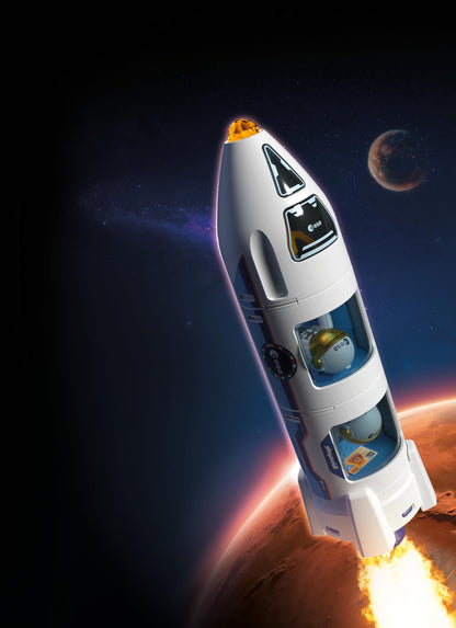 PLAYMOBIL Space ESA Mars-Forschungsrakete 72011 mit Startrampe
