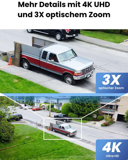 Reolink E1 Outdoor Pro 4K PTZ Überwachungskamera WLAN, Schwarz