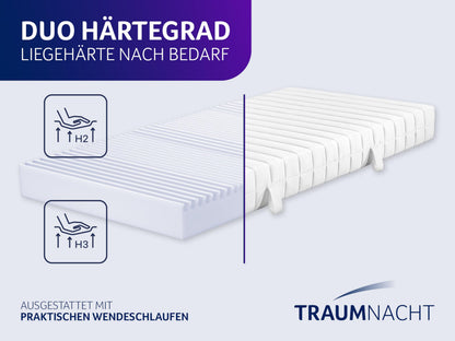 Traumnacht Easy Comfort 2 in 1 Duo Matratze - H2/H3, 140x200 cm