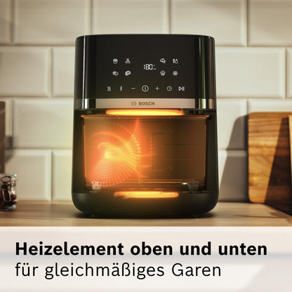 Bosch Serie 4 Heissluftfritteuse XL 6.1L Schwarz MAF462B0