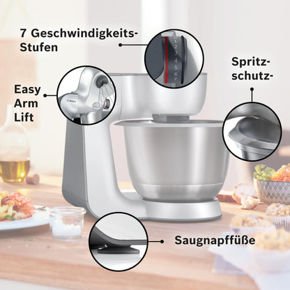 Bosch MUM56340 Serie 4 Küchenmaschine - 900W Anthrazit