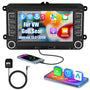 Ledio Autoradio VW Golf 5 6 Polo T5 - 7 Zoll Android 14. Schwarzes Display. Infotainment: Navigation, Medien.