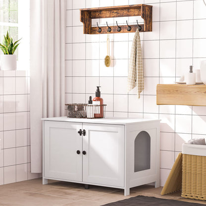 HOOBRO Katzenklo Schrank – Sitzbank, Weiss (EWT03MW01G2)