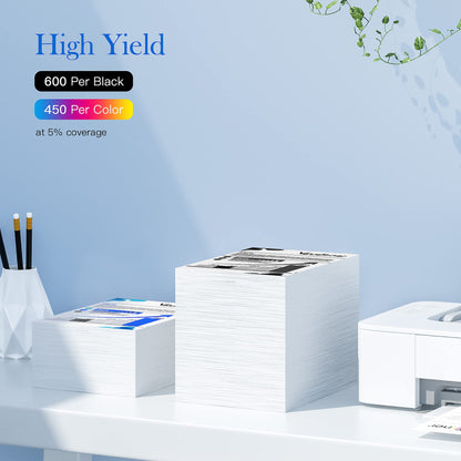 Valuetoner 62XL Druckerpatronen kompatibel für HP 62, 2er-Pack