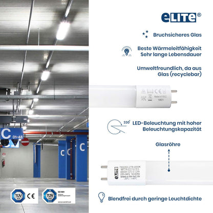 eLITe T8 LED Röhre 150cm - Tageslichtweiss 5er-Pack