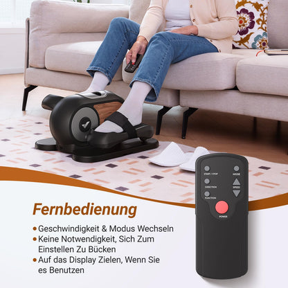 MERACH Mini elektrischer Crosstrainer – Untertisch Ellipsentrainer