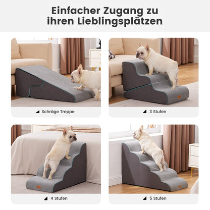 Gardner Pet Hundetreppe 3 Stufen, Schaumstoff mit wasserdichtem Bezug