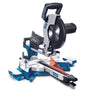 Scheppach HM110MP Multifunktions-Kappzugsäge – 2000W. Blau-schwarze Säge. Für präzise Winkel- & Gehrungsschnitte in Holz, Kunststoff, Metall.