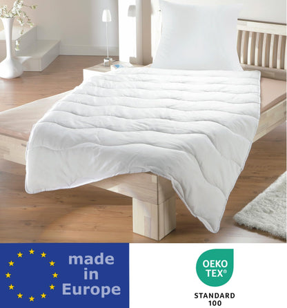 MB Warenhandel24 Bettenset 4-teilig Steppbett 135x200 Kopfkissen 80x80