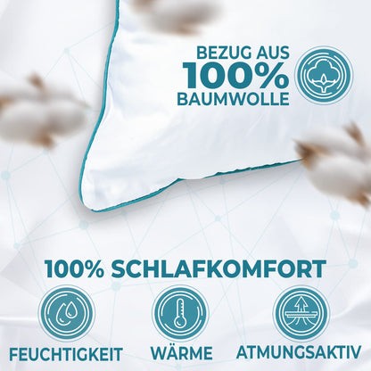 KNERST® Traumkissen Kopfkissen 40x80 cm – im 2er Set